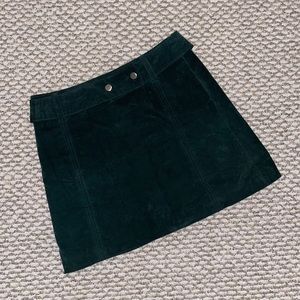 Zara velvet mini- skirt